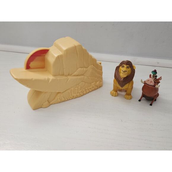 Vintage Disney The Lion King Once Upon A Time Playset With 2 Figures *READ* - Picture 1 of 13